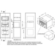 Churrasqueira Elétrica de Embutir Built Rotativa 04 Espetos 127v BLT CH 4